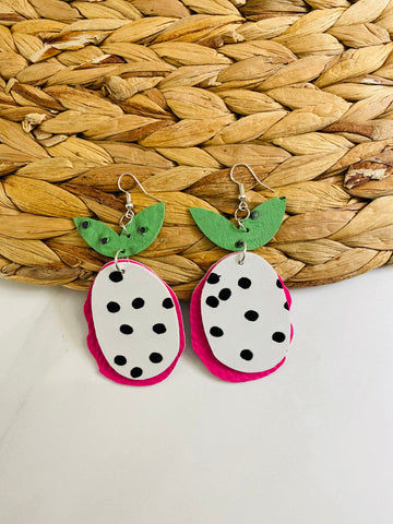 Be Exquisite: Dragon Fruit Earrings